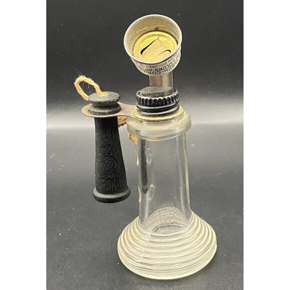 Vtg Candlestick Telephone Glass Candy Container TH Stough Co Jeanette PA LOOK - Picture 6 of 16